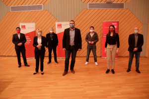 Aufstellungskonferenz des SPD Unterbezirks Aschaffenburg in Mainaschaff zur Bundestagswahl 2021 (Foto: Roland Leitz)