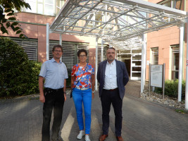 Ortsbeheung der SPD im Landkreis Aschaffenburg am Krankenhausstandort Alzenau-Wasserlos