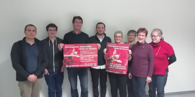 Unterstützen das Volksbegehren Artenvielfalt:  Kreisvorstandsmitglieder SPD-KV Aschaffenburg-Land