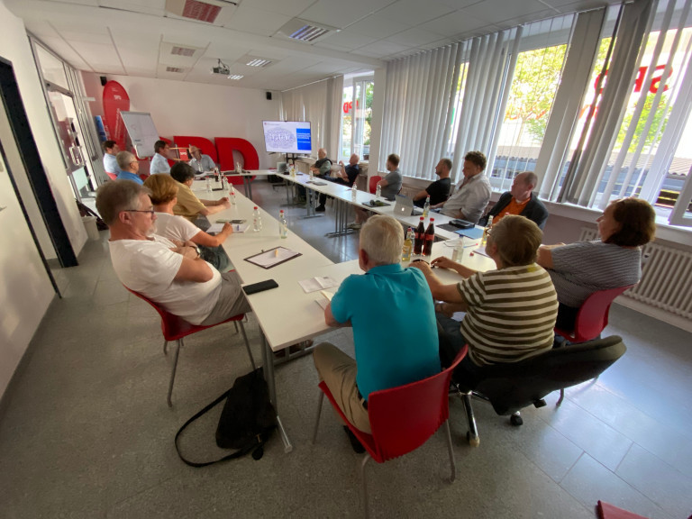Sozialdemokratischer Workshop zu Smart City am 14.06.2022 in der SPD Geschäftsstelle Aschaffenburg